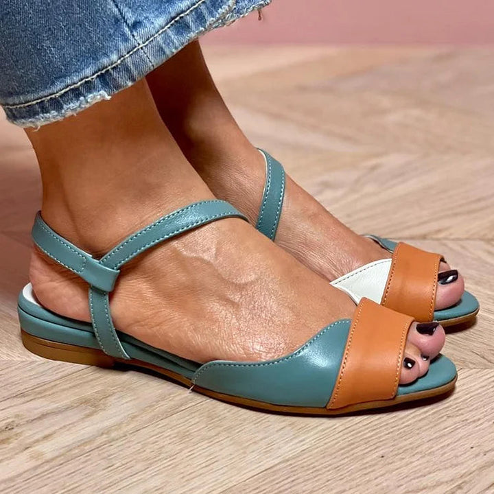 COLOUR BLOCK SANDALS
