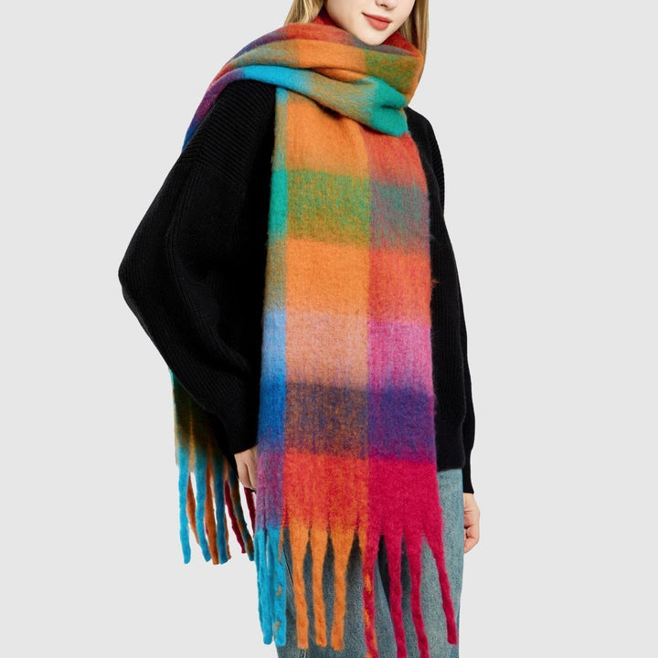 Adeline | Cashmere Rainbow Scarf