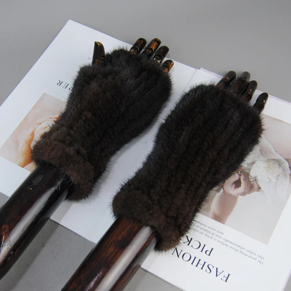 Vanessa | Mink Fur Gloves