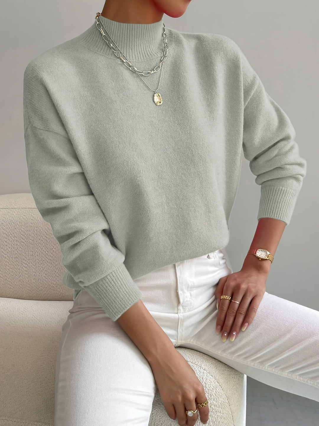 Gertrud - Elegant Knitted Sweater